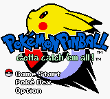 PokeMon Pinball Title Screen